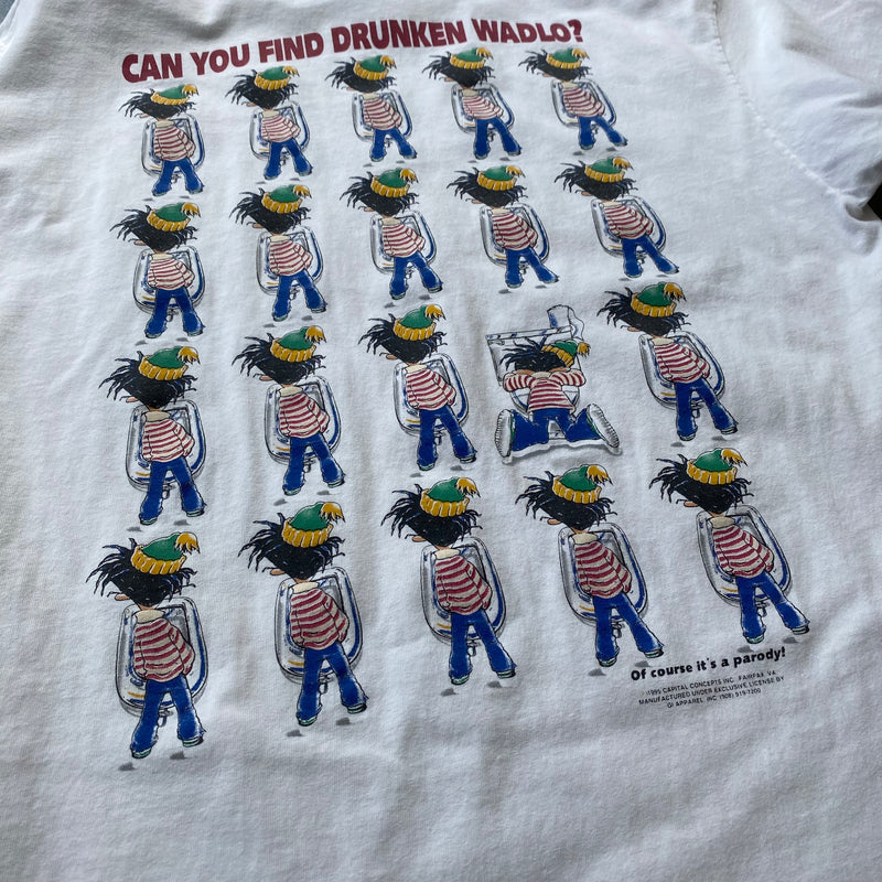 【古着Tシャツ】グッドレギュラー 90's "Can You Find Drunken Wadlo?"