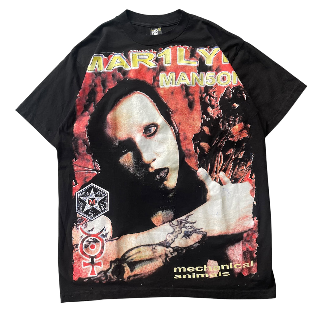 美品！ヴィンテージ　MARILYN MANSON　当時物 古着Tシャツ】 音楽 Marilyn Manson 