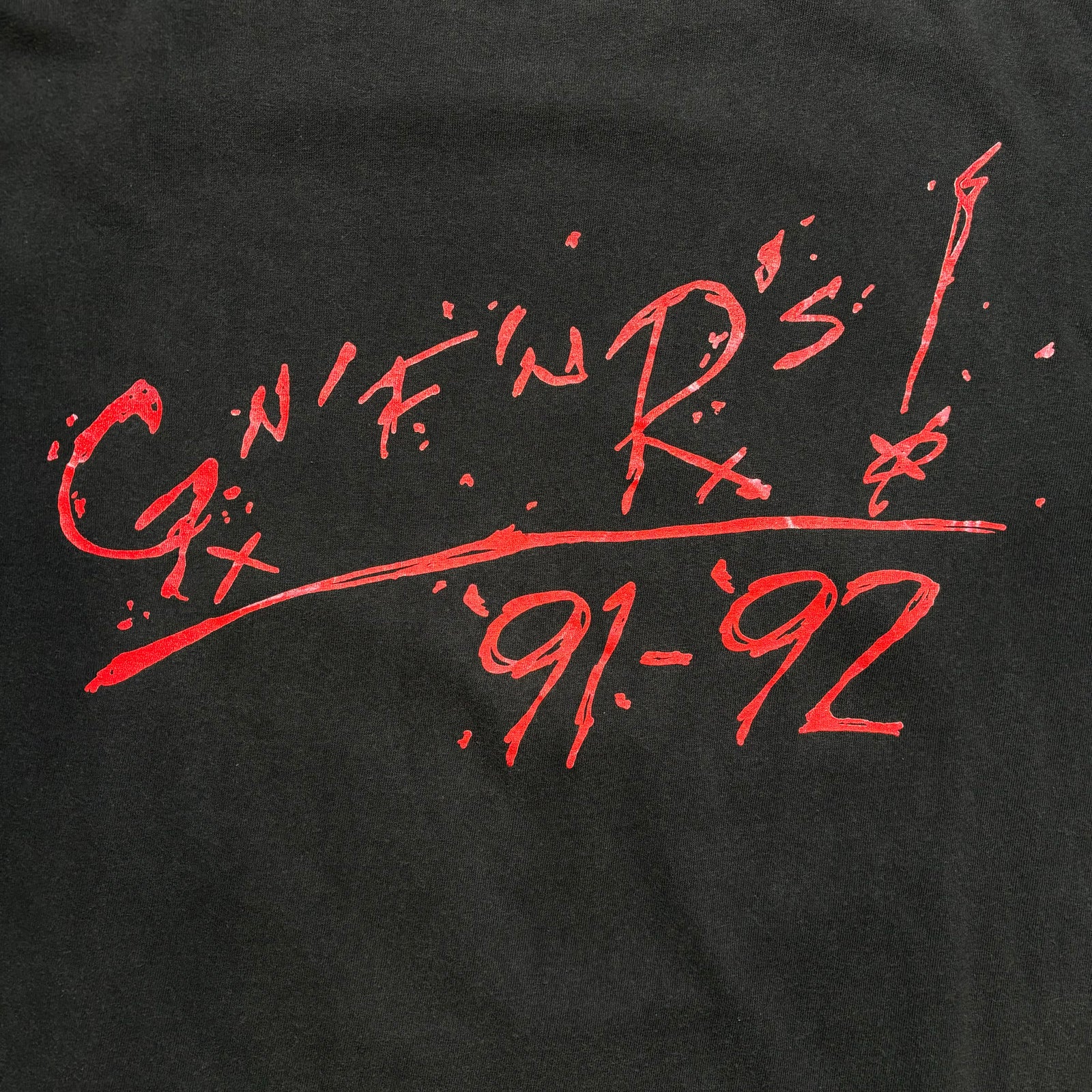 GUNS N' ROSES 91-92 Tシャツ 古着Tシャツ】音楽 Guns N' Roses