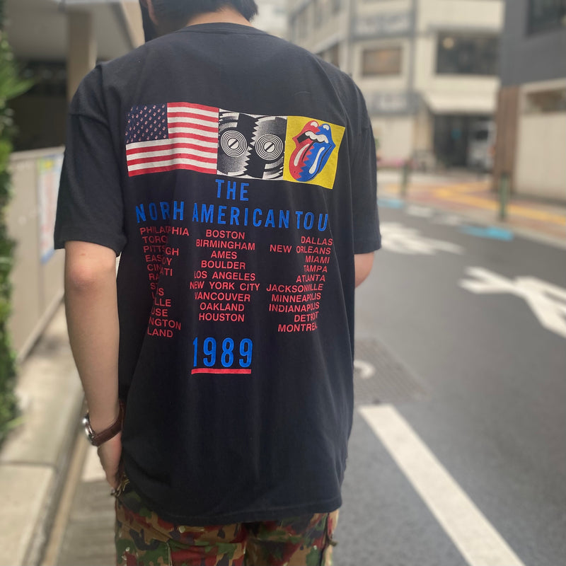 【古着Tシャツ】音楽 89s Rolling Stones "NORTH AMERICAN TOUR"