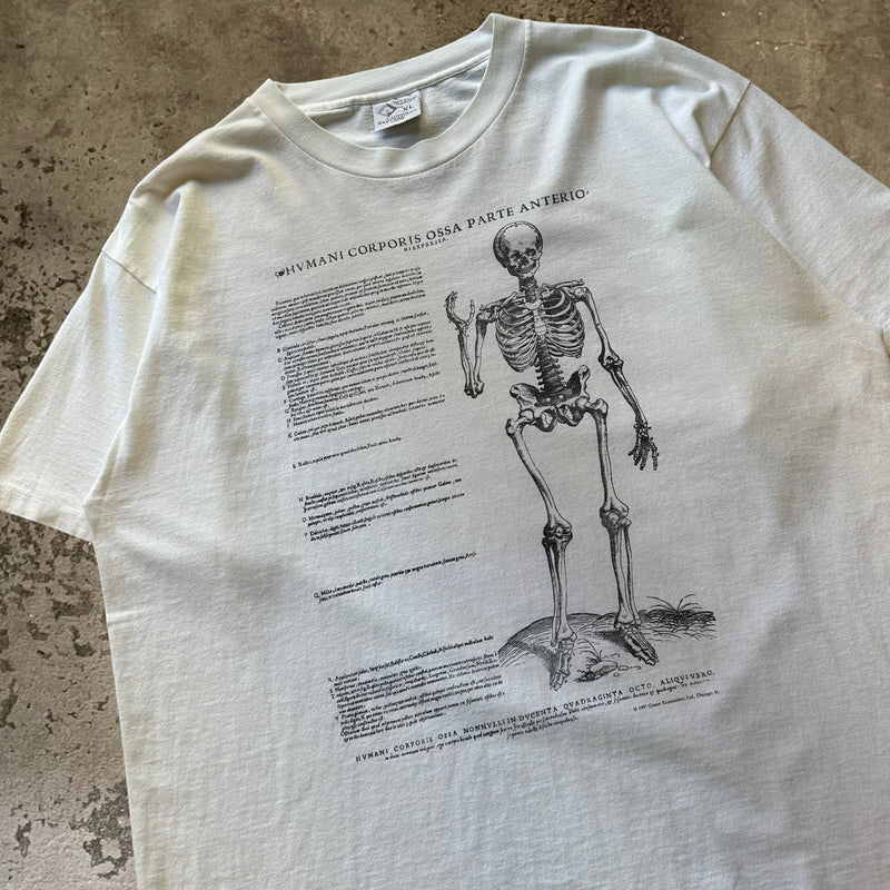 古着97s【Cotton Expretsions】The Field Museum bone design Tee