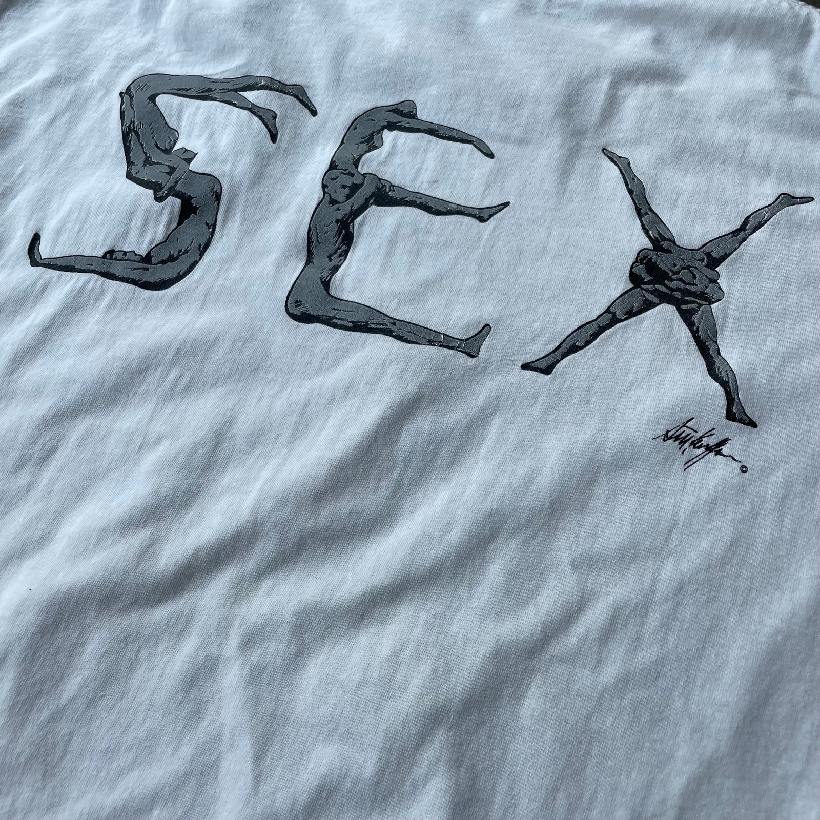 usa製 エロt tシャツ 90s safe sex シングルステッチ usa製 エロt tシャツ 90s safe sex シングルステッチ