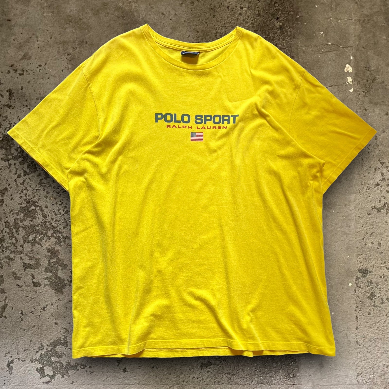 激レアカラー90s VINTAGE POLO SPORT 切替ラガーシャツ 激レア