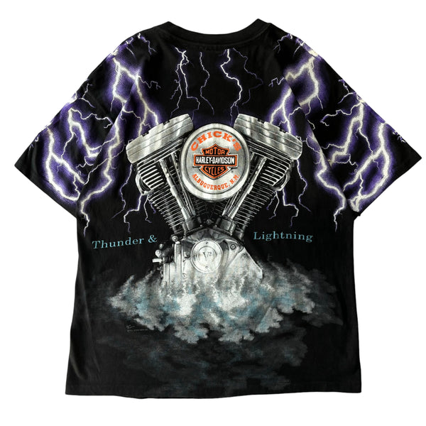 【古着Tシャツ】企業 Harley-Davidson "Thunder & Lightning"