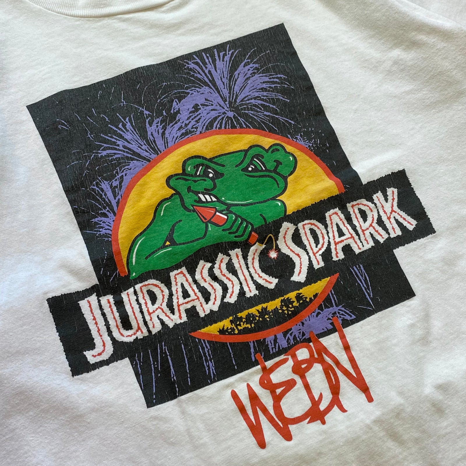 古着Tシャツ】企業 ONEITA 1993 TOYOTA WEBN FIREWORKS 