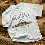 【古着Tシャツ】グッドレギュラー　90s P.S.I. "MONTANA"