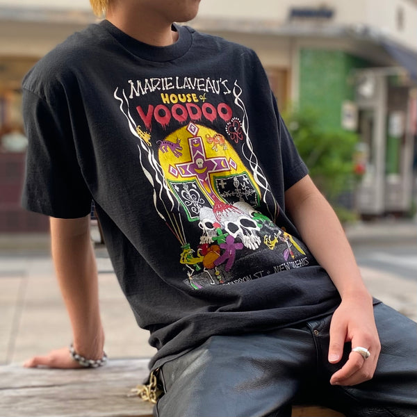 【古着Tシャツ】グッドレギュラー 80's SIMARIE LAVEAU'S"House Of Voodoo"