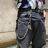 【新品】Leather Parts Wallet chain