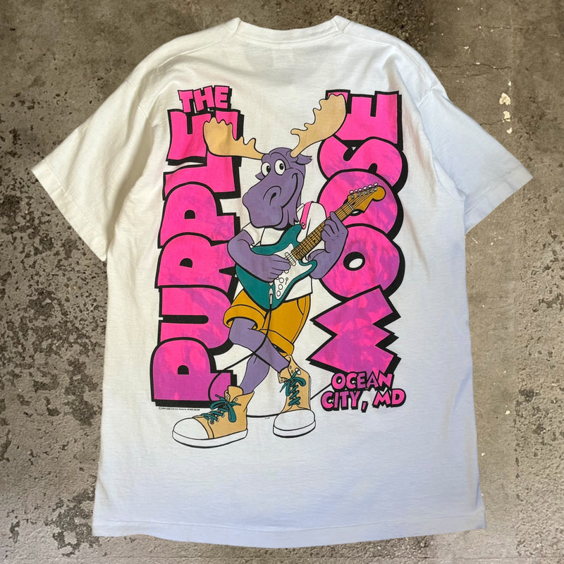 【古着Tシャツ】グッドレギュラー 90s fruit of the room "PURPLE MOOSE"