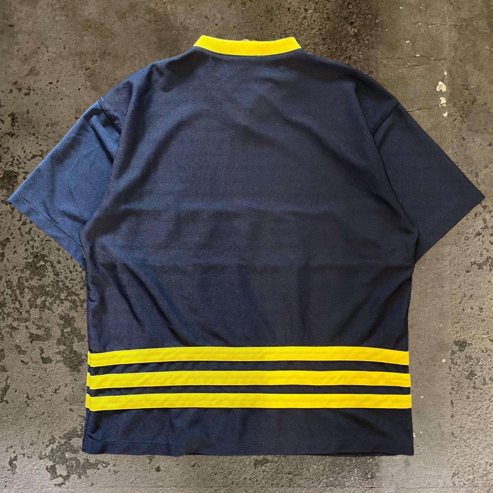 古着Tシャツ】企業 80〜90s adidas スリーストライプ コットンTシャツ