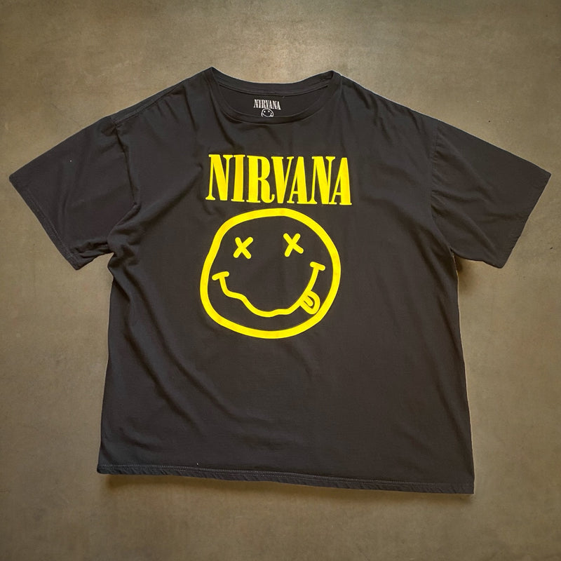 【古着Tシャツ】音楽 00s NIRVANA Smile Reprint