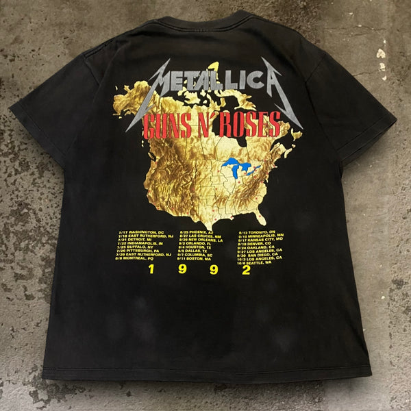 【古着Tシャツ】音楽 METALLICA×GUNS N'ROSES 1992 TOUR