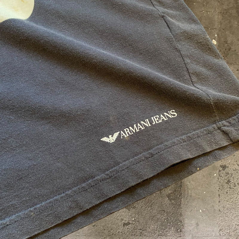 【古着Tシャツ】企業　90's ARMANI JEANS graphic design