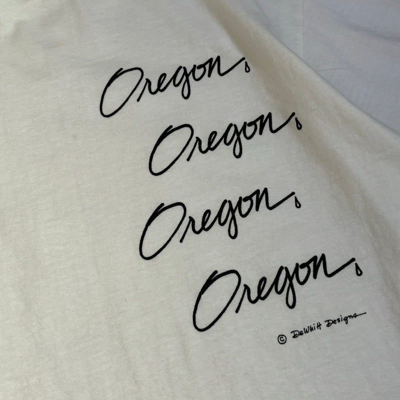 【古着Tシャツ】グッドレギュラー 90s Hanes BEEFY-T  "Oregon."