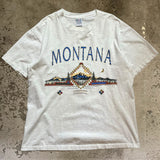 【古着Tシャツ】グッドレギュラー　90s P.S.I. "MONTANA"