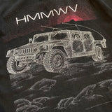 【古着Tシャツ】グッドレギュラー 90s BLACK BARD "HMMWV"