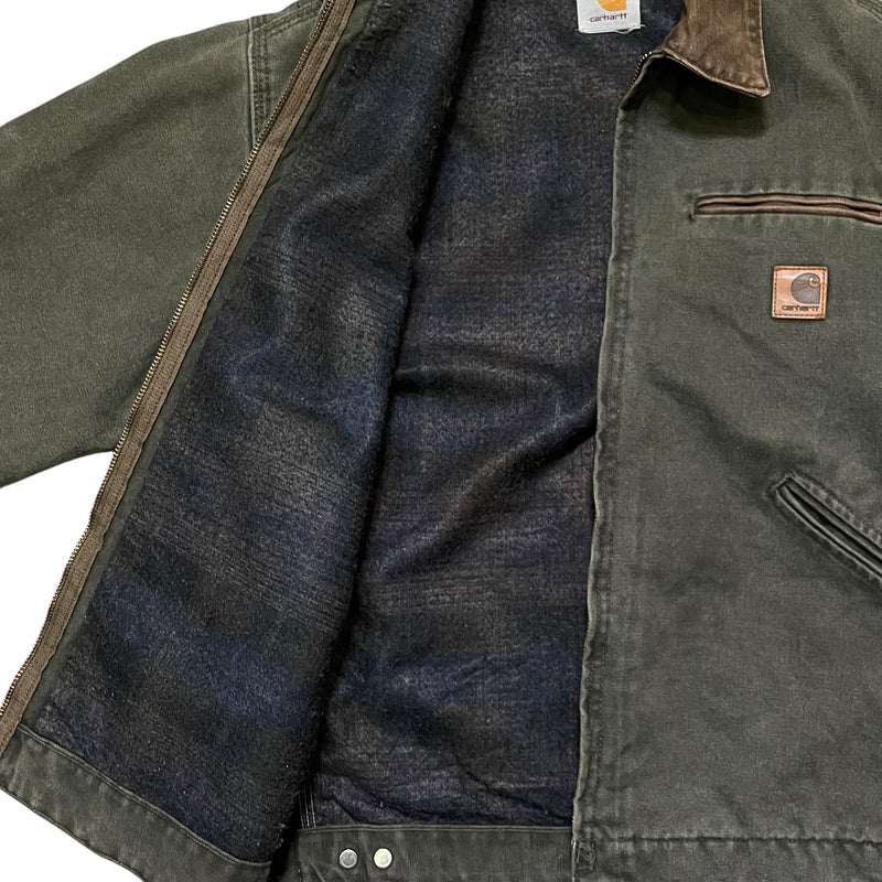 【古着】Carhartt Detroit Jacket "カーキ"
