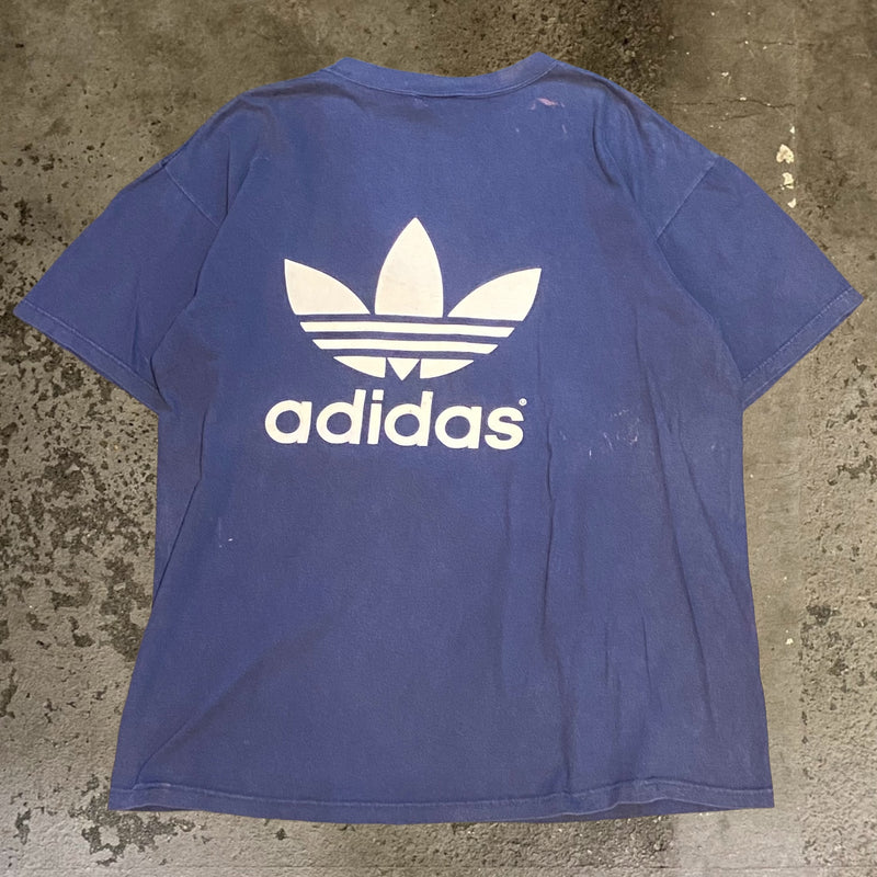 【古着Tシャツ】企業 adidas トレフォイルデザイン