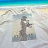 【古着Tシャツ】グッドレギュラー 90s ST.KITTS "BLUE SKIES & BUTTERFLIES"