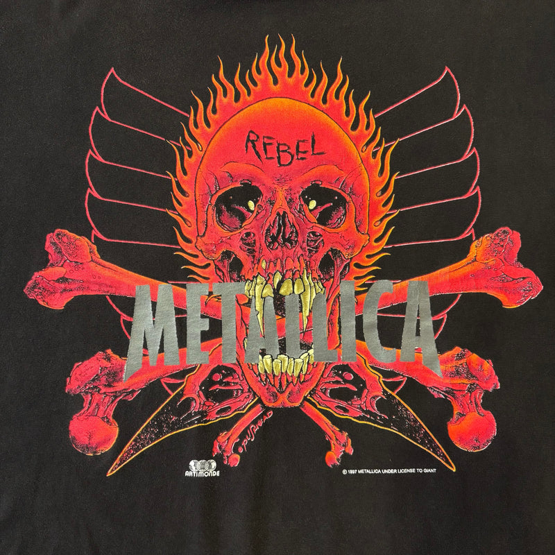 【古着Tシャツ】音楽 METALLICA REBEL