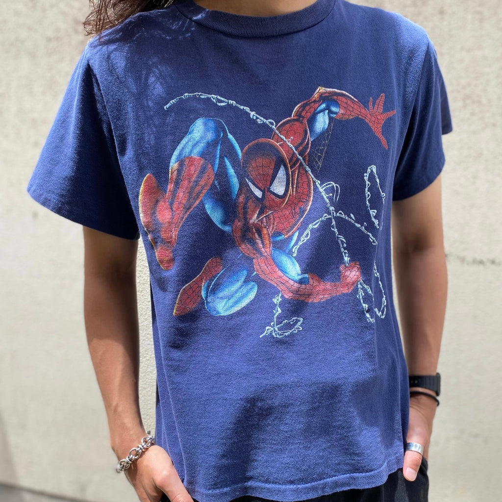 センスのいい お歳暮 古着Tシャツ】映画 90's Spider-Man Design T-shirt トップス