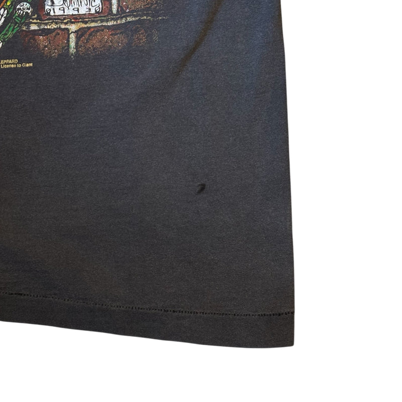【古着Tシャツ】音楽 Def Leppard 1993 Adrenalize Tour Skeleton Tee