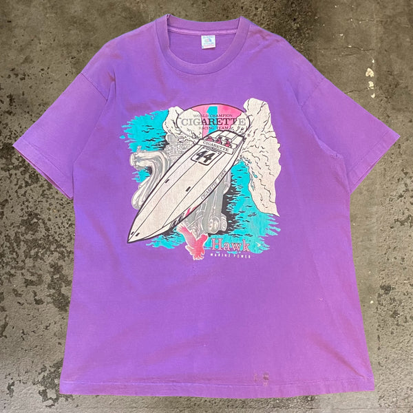 【古着Tシャツ】グッドレギュラー  90s CIGARETTE RACING TEAM