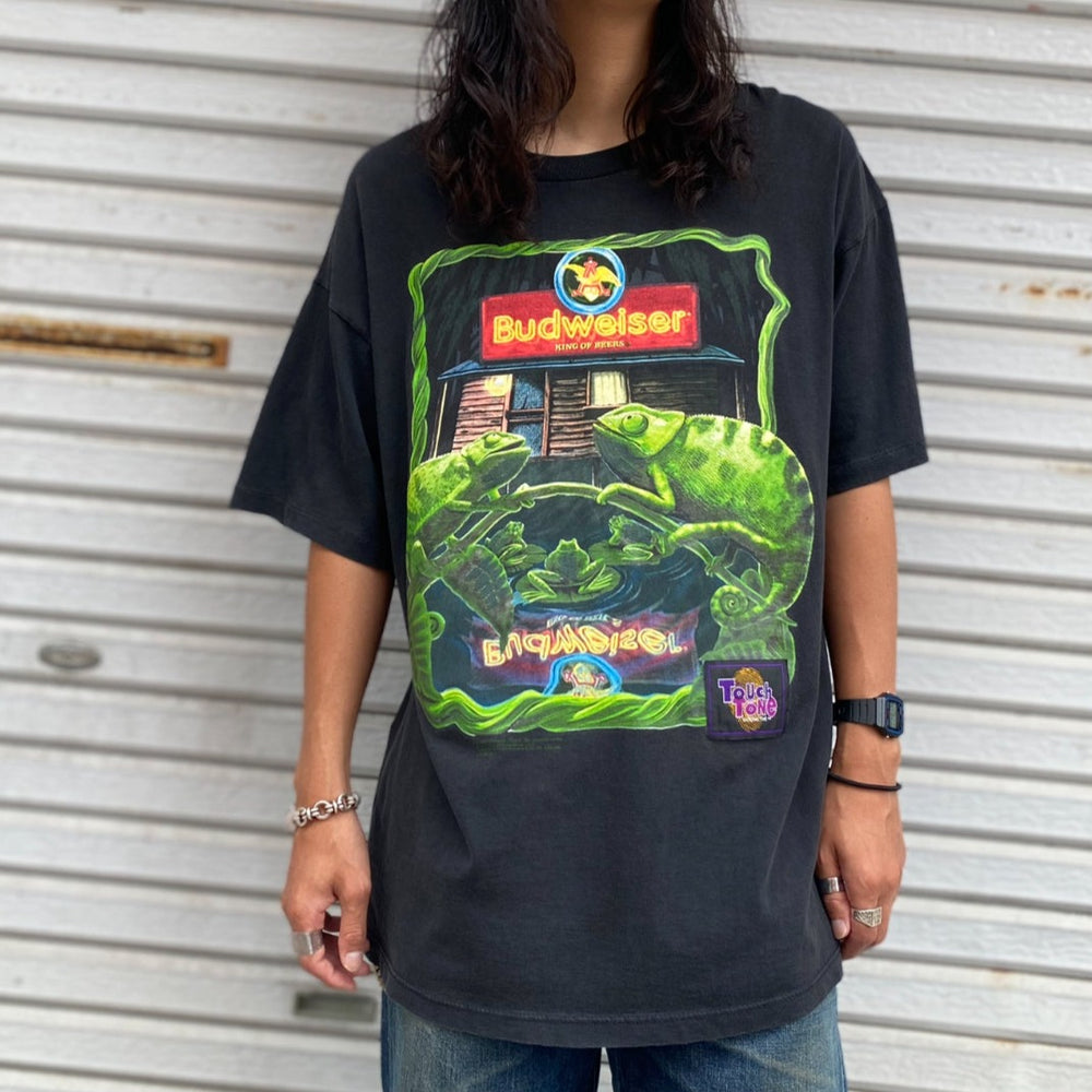 古着Tシャツ】企業 90's Budweiser カメレオン｜ヴィンテージ