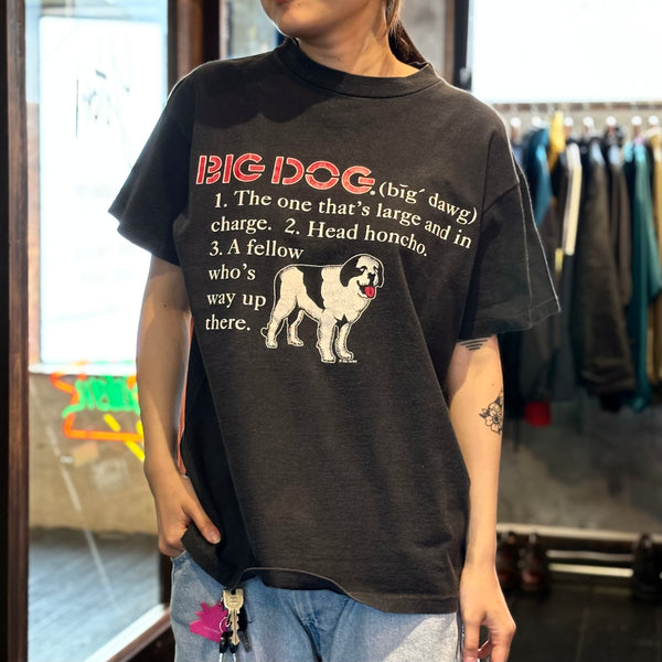 古着 90s【BIG DOGS】デザインTシャツ