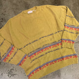 古着【collection jacques darel】デザインセーター