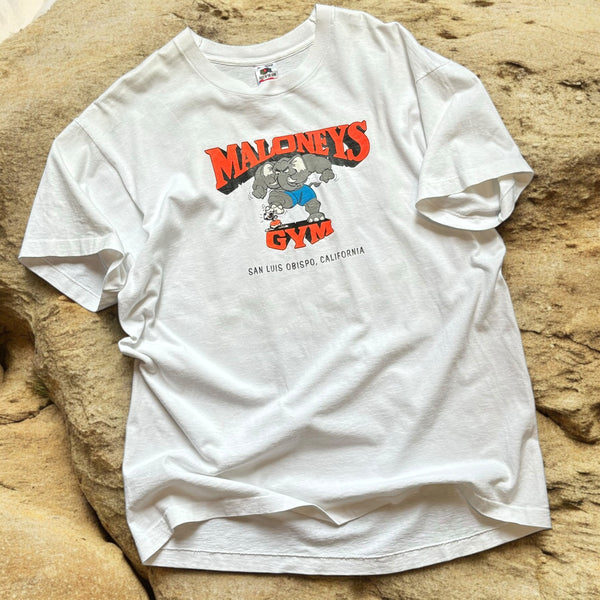 【古着Tシャツ】グッドレギュラー 90s MALONEYS GYM