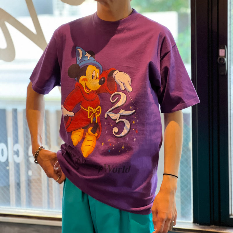 【古着Tシャツ】グッドレギュラー 90s MICKEY,INC  Disney World　25th