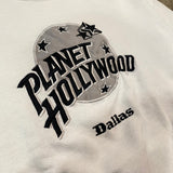 【古着】Planet Hollywood "Dallas" 刺繍デザイントレーナー