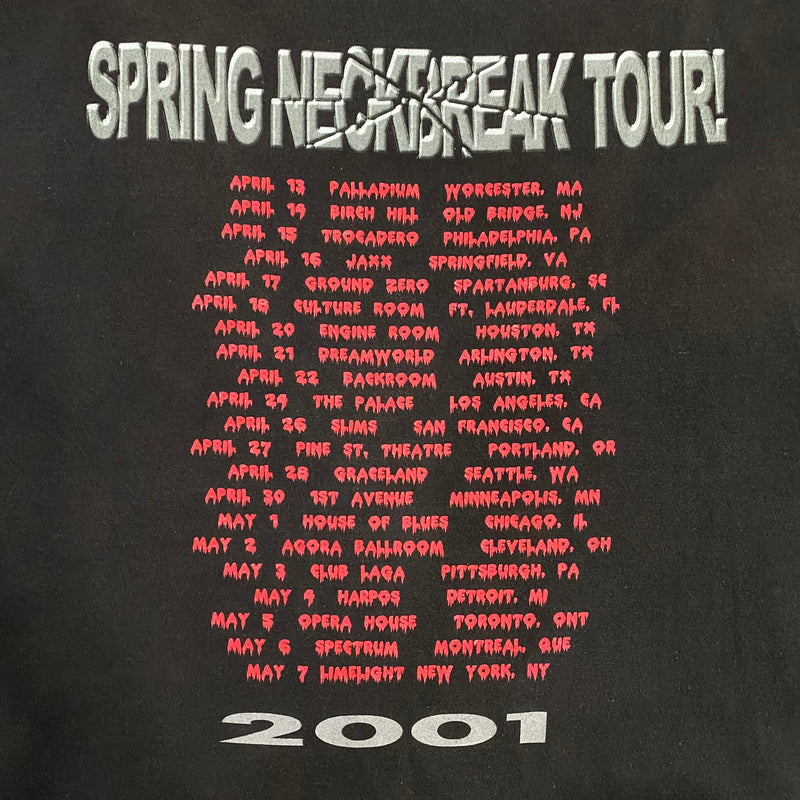 【古着Tシャツ】 Cannibal Corpse "Spring Neckbreak tour 2001"