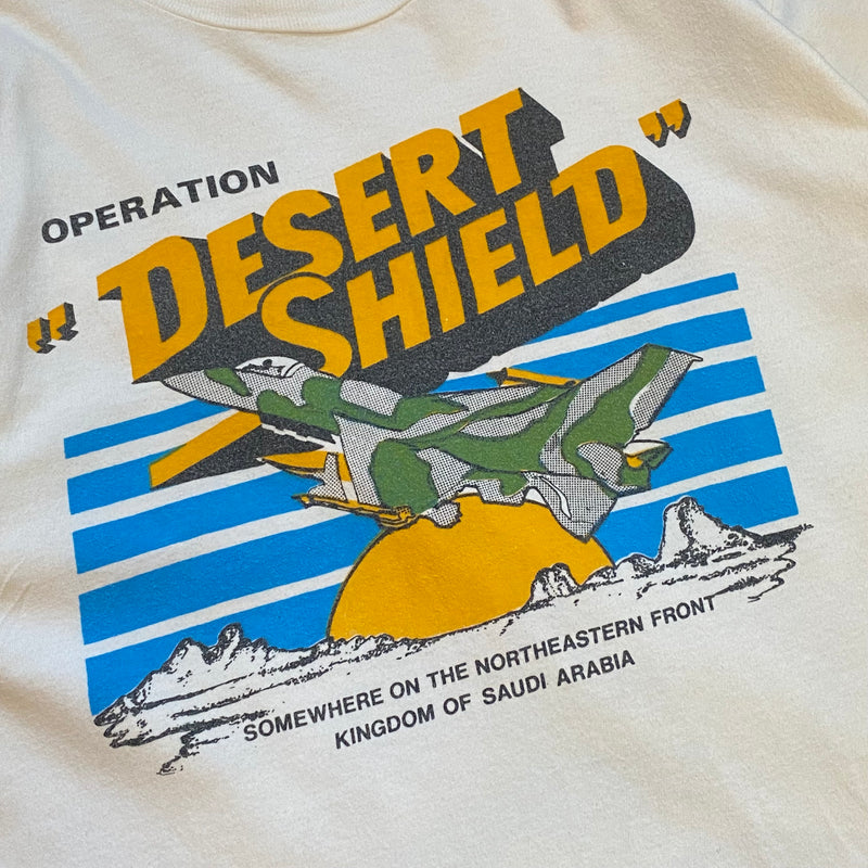 【古着Tシャツ】グッドレギュラー "DESERT SHIELD"