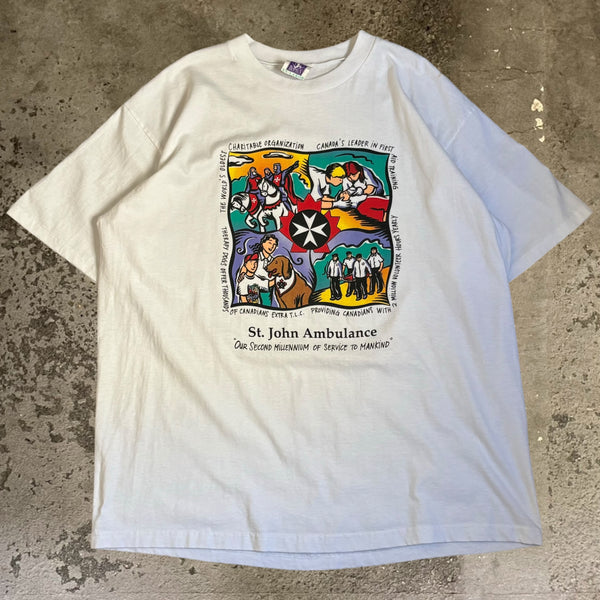 【古着Tシャツ】グッドレギュラー 90s HUMEUR DESIGN  "St.john Ambulance"