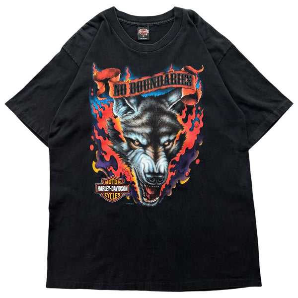 【古着Tシャツ】企業 Harley-Davidson "WOLE FLAME"