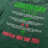 【古着Tシャツ】音楽 GREEN DAY american idiot tour 2005 bootleg