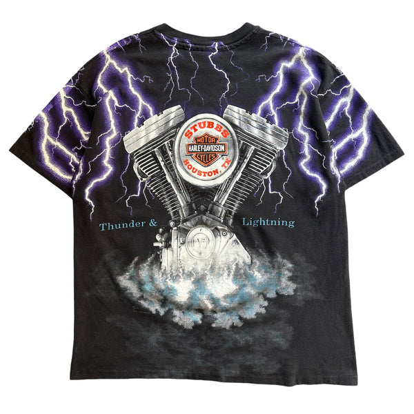 【古着Tシャツ】90s Harley-Davidson Thunder &Lightning