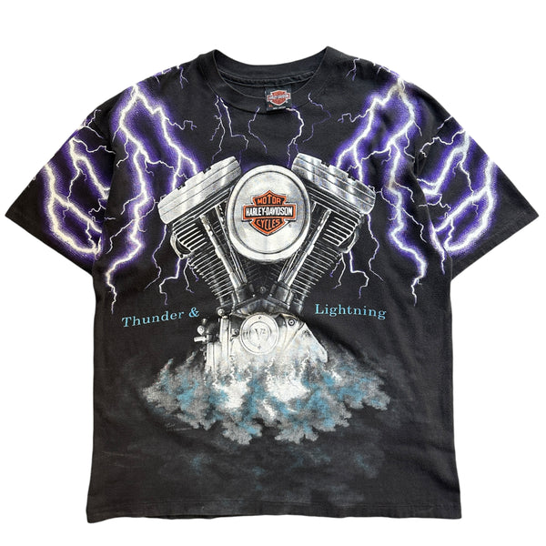 【古着Tシャツ】90s Harley-Davidson Thunder &Lightning