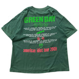 【古着Tシャツ】音楽 GREEN DAY american idiot tour 2005 bootleg