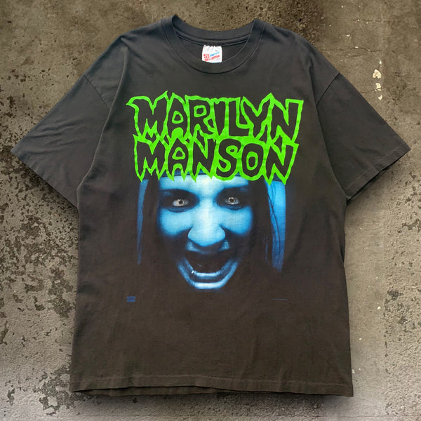 古着 90s【Hanes】 MARILYN MANSON "Smells Like Children"